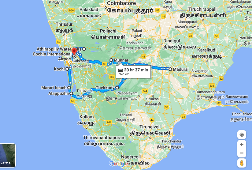 Kerala And Tamilnadu Tour | 12 Days And 11 Night