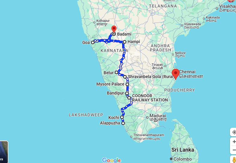 south india tour 