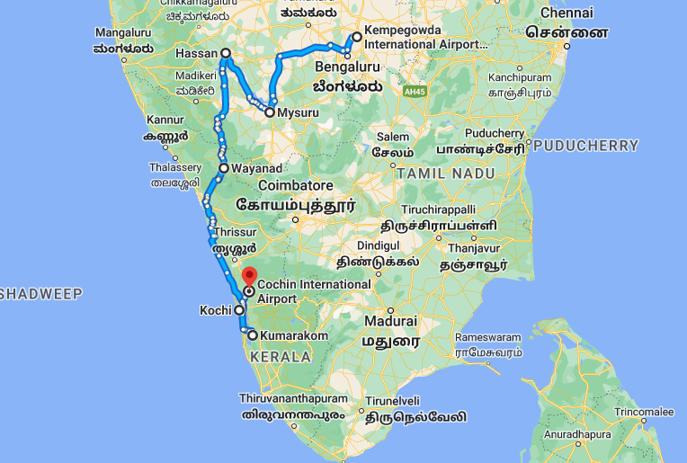 karnataka kerala tour 8 days and 7 nights
